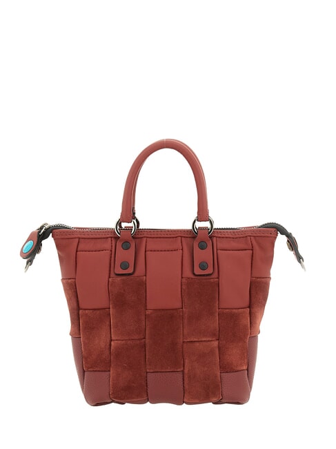 G3 MINI Sac convertible M, en cuir terre cuite - Sacs pour Femme