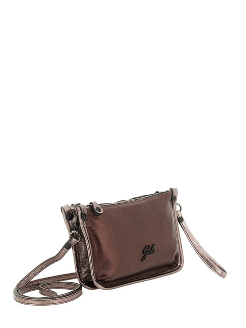 BELLA Mini sac bandouli&egrave;re en cuir peigne br&ucirc;l&eacute; - Sacs pour Femme