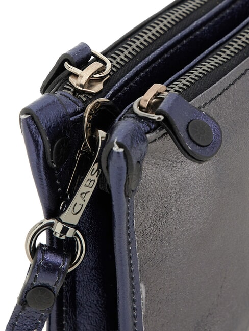BELLA Mini sac bandouli&egrave;re en cuir peigne &agrave; charbon. - Sacs pour Femme
