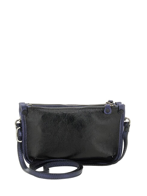 BELLA Mini sac bandouli&egrave;re en cuir peigne &agrave; charbon. - Sacs pour Femme