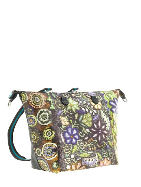 G3 PLUS LARGE MULTICOLOR Sac shopping plat transformable multicolore - Sacs pour Femme