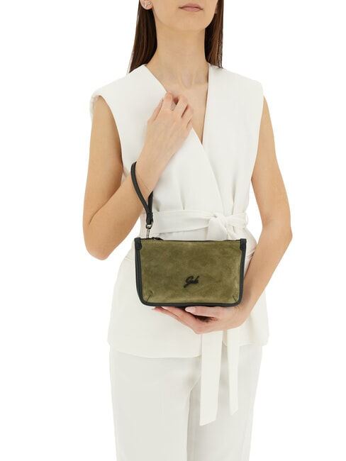 BELLA Mini sac bandouli&egrave;re en cuir tons de persil - Sacs pour Femme