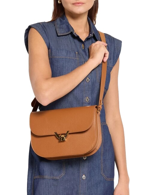 DEW Sac bandouli&egrave;re en cuir CUIR - Sacs pour Femme