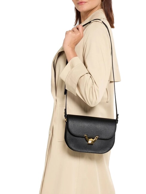 DEW Mini sac bandouli&egrave;re Noir - Sacs pour Femme