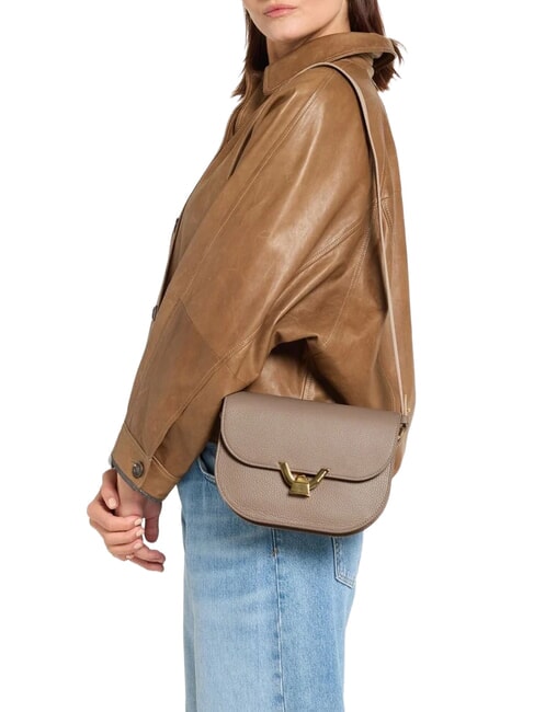 DEW Mini sac bandouli&egrave;re taupe chaud - Sacs pour Femme