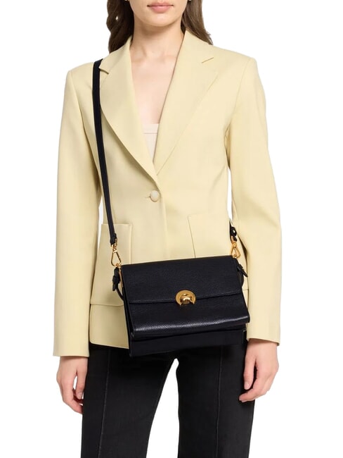BINXIE Sac &agrave; main avec bandouli&egrave;re Noir - Sacs pour Femme