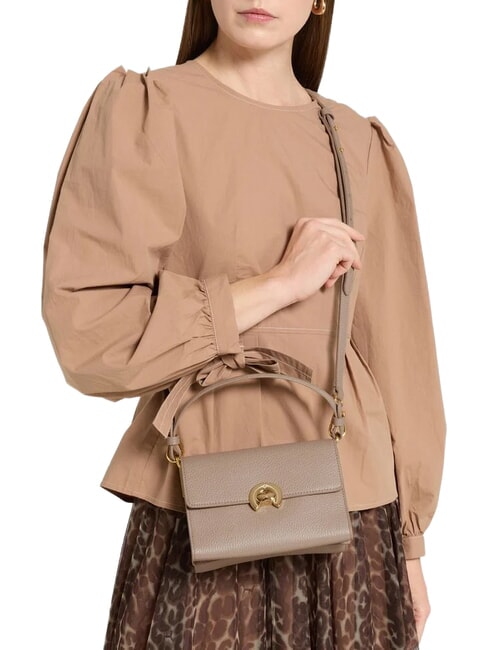 BINXIE Mini sac &agrave; main avec bandouli&egrave;re taupe chaud - Sacs pour Femme
