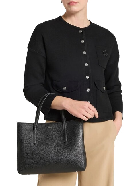 SWAP Sac &agrave; main avec bandouli&egrave;re Noir - Sacs pour Femme