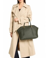 COCCINELLE CHERRY Sac bandouli&egrave;re en cuir algues - Sacs pour Femme - 2
