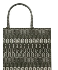 FURLA OPPORTUNITY L Cabas jacquard recycl&eacute; tons de cactus - Sacs pour Femme - 3