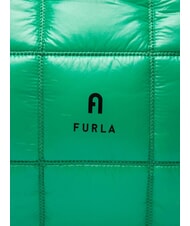 FURLA OPPORTUNITY Sac fourre-tout en tissu brillant farceur vert - Sacs pour Femme - 6