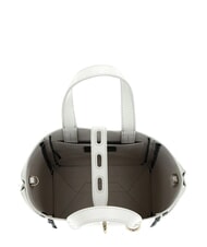 FURLA NET Mini sac &agrave; main avec bandouli&egrave;re guimauve + noir - Sacs pour Femme - 5