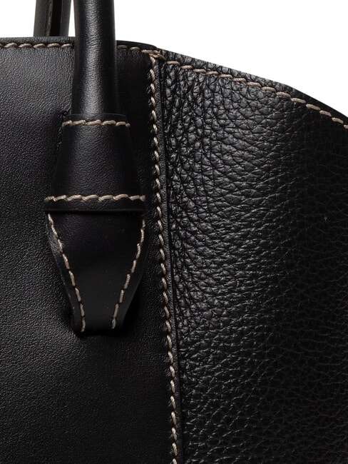 MIASTELLA sac cabas &agrave; imprim&eacute; Rome Noir - Sacs pour Femme