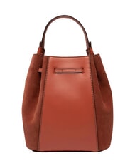 FURLA MIASTELLA Sac seau, port&eacute; &agrave; la main, en cuir cannelle - Sacs pour Femme - 2