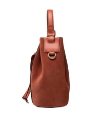 FURLA MIASTELLA Sac seau, port&eacute; &agrave; la main, en cuir cannelle - Sacs pour Femme - 3