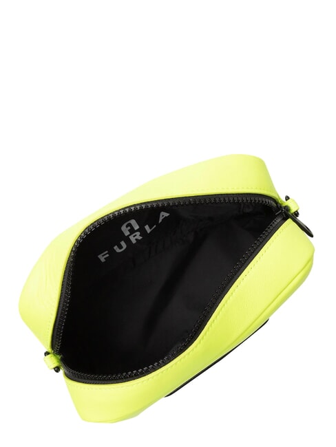 IRIS Mini sac &agrave; main avec bandouli&egrave;re jaune fluo + noir - Sacs pour Femme