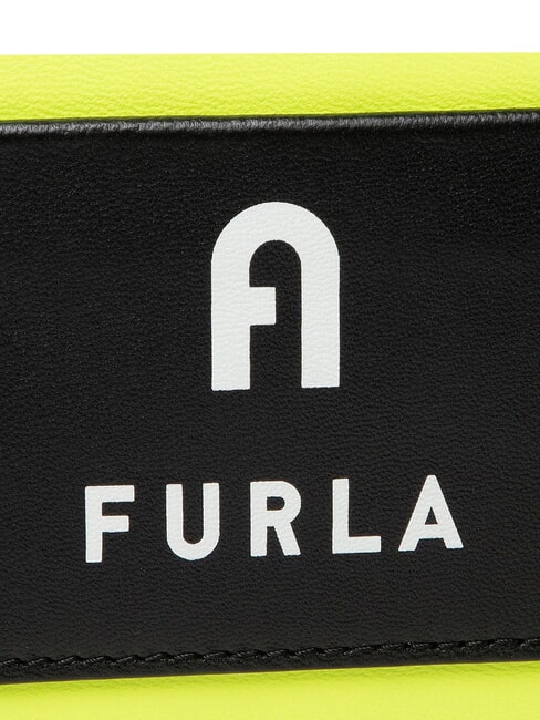 IRIS Mini sac &agrave; main avec bandouli&egrave;re jaune fluo + noir - Sacs pour Femme