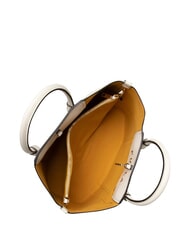 FURLA MIASTELLA Sac &agrave; main avec bandouli&egrave;re coton blanc - Sacs pour Femme - 6