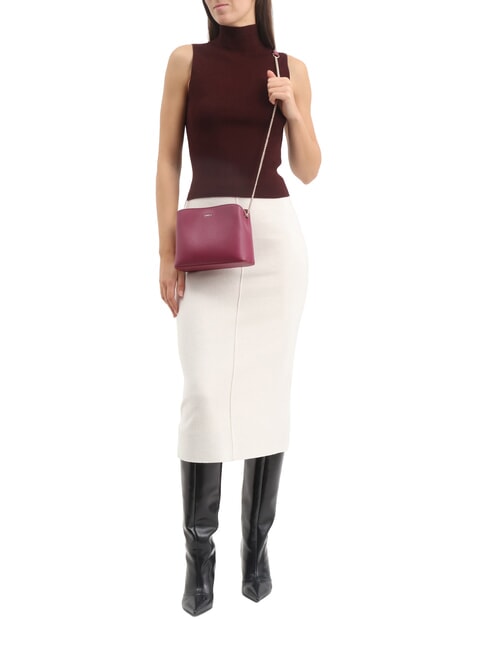 TESSA Mini sac bandouli&egrave;re framboise - Sacs pour Femme