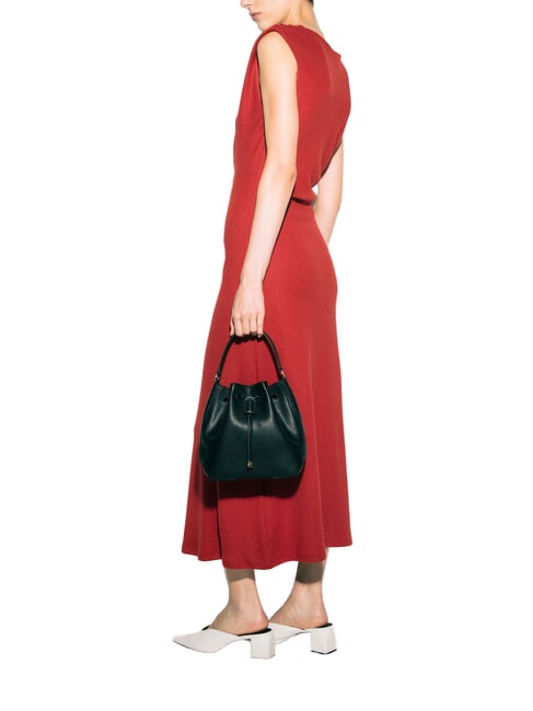 ATENA Mini sac seau avec bandouli&egrave;re Noir - Sacs pour Femme