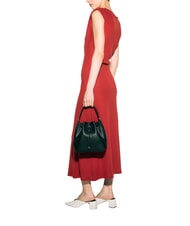 FURLA ATENA Mini sac seau avec bandouli&egrave;re Noir - Sacs pour Femme - 3