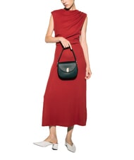 FURLA GARDENIA Mini sac bandouli&egrave;re en cuir Noir - Sacs pour Femme - 6