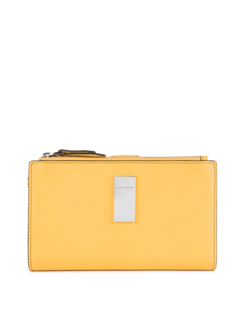 CAMPIONARIO - DAFNE portefeuille en cuir jaune - Portefeuilles Femme