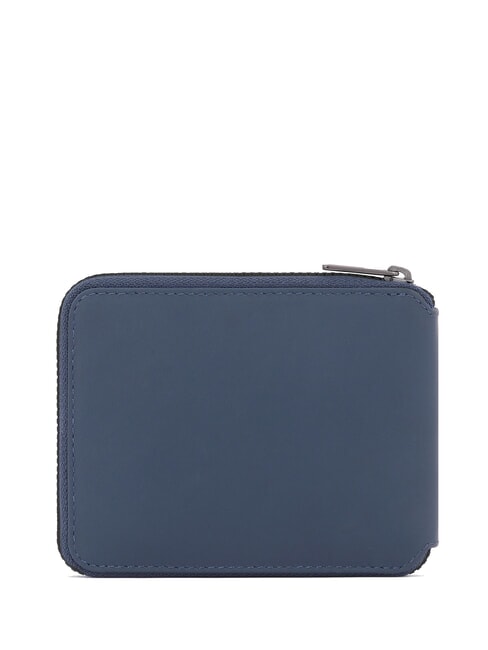 CAMPIONARIO -PQJ portefeuille en cuir bleu - Portefeuilles Homme