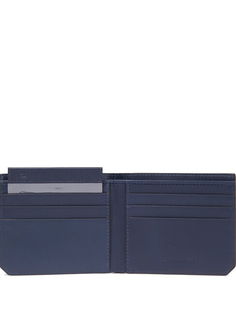 CAMPIONARIO - LIKO Portefeuille en cuir bleu - Portefeuilles Homme