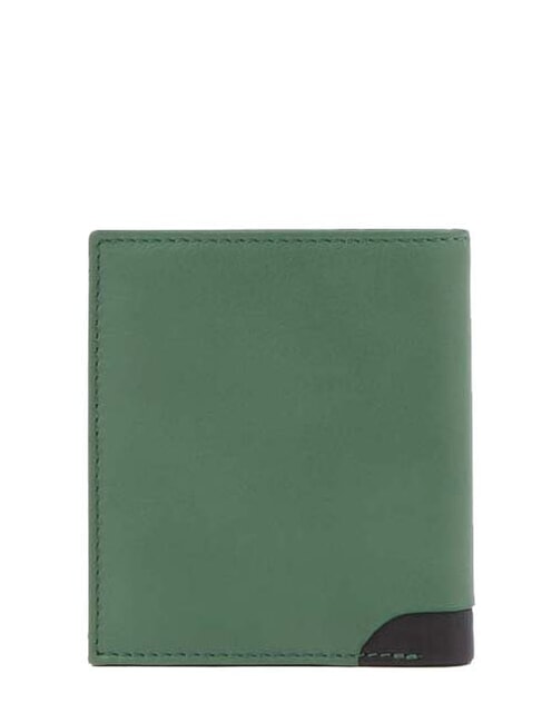 CAMPIONARIO - ALVAR Portefeuille vertical en cuir VERT - Portefeuilles Homme