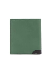 PIQUADRO CAMPIONARIO - ALVAR Portefeuille vertical en cuir VERT - Portefeuilles Homme - 4