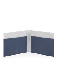 PIQUADRO CAMPIONARIO - URBAN Porte-feuille en cuire BLEU-GRIS - Portefeuilles Homme - 2