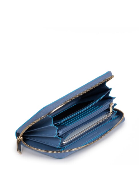 Portefeuille Ligne BLUE SQUARE out, en cuir BLEU CLAIR - Portefeuilles Femme
