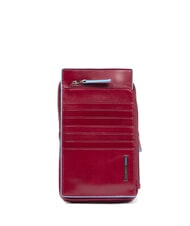 PIQUADRO CAMPIONARIO - BLUE SQUARE portefeuille suspendu ROUGE - Portefeuilles Homme - 4