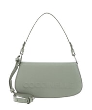 COCCINELLE MYRTHA MAXI LOG Sac bandouli&egrave;re en cuir avec bandouli&egrave;re verdure - Sacs pour Femme - 3