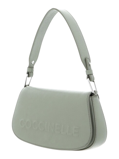 MYRTHA MAXI LOG Sac bandouli&egrave;re en cuir avec bandouli&egrave;re verdure - Sacs pour Femme