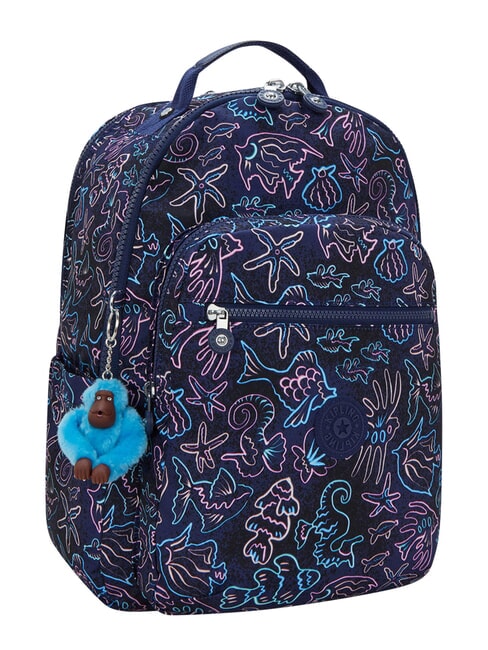 SEOUL COLLEGE BTS Sac &agrave; dos pour ordinateur portable 15 pouces poisson disco - Sacs &agrave; dos pour l'&Eacute;cole & les Loisirs