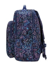 KIPLING SEOUL COLLEGE BTS Sac &agrave; dos pour ordinateur portable 15 pouces poisson disco - Sacs &agrave; dos pour l'&Eacute;cole & les Loisirs - 4