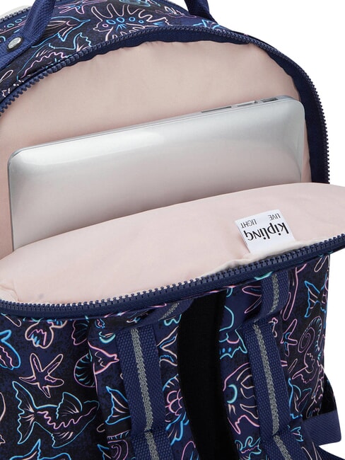SEOUL COLLEGE BTS Sac &agrave; dos pour ordinateur portable 15 pouces poisson disco - Sacs &agrave; dos pour l'&Eacute;cole & les Loisirs