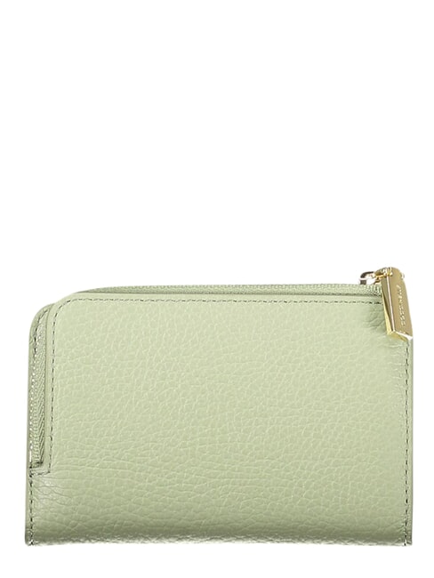 METALLIC SOFT Petit portefeuille en cuir verdure - Portefeuilles Femme