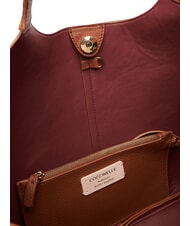COCCINELLE C-EASY Sac bandouli&egrave;re, avec pochette Cognac - Sacs pour Femme - 5