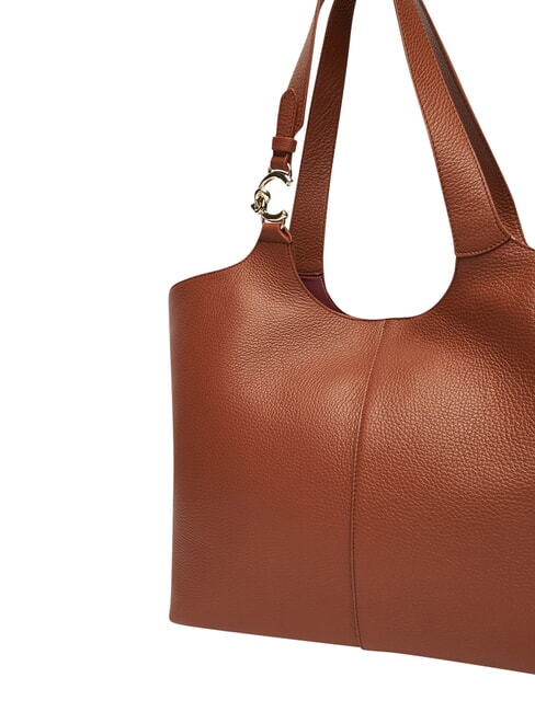 C-EASY Sac bandouli&egrave;re, avec pochette Cognac - Sacs pour Femme