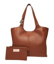 COCCINELLE C-EASY Sac bandouli&egrave;re, avec pochette Cognac - Sacs pour Femme - 7
