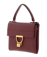 COCCINELLE ARLETTIS Mini sac en cuir textur&eacute; Brandy - Sacs pour Femme - 3