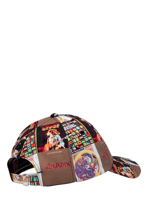 CLASSIC Casquette &agrave; visi&egrave;re Bob Marley imprim&eacute; int&eacute;gral - Bonnets