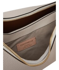 COCCINELLE BOHEME GRANA DOUBLE Grand sac bandouli&egrave;re en cuir bleu / bou - Sacs pour Femme - 4