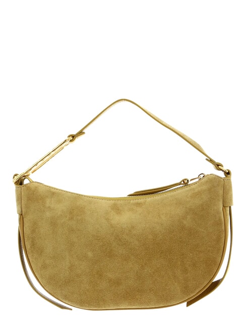 PRISCILLA SUEDE Petit sac bandouli&egrave;re avec bandouli&egrave;re Citronnelle - Sacs pour Femme