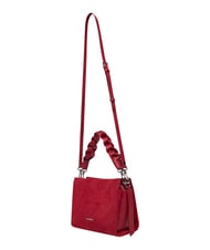 COCCINELLE BOHEME SUEDE BIMATERIAL  Mini sac &agrave; main, avec bandouli&egrave;re sangria - Sacs pour Femme - 6