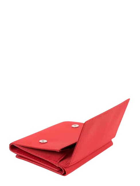 PQ-BIOS Porte-monnaie pliable, fabriqu&eacute; en nylon recycl&eacute; ROUGE - Portefeuilles Homme