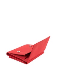 PIQUADRO PQ-BIOS Porte-monnaie pliable, fabriqu&eacute; en nylon recycl&eacute; ROUGE - Portefeuilles Homme - 3